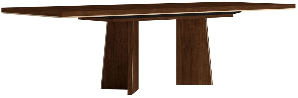 Product photograph of Status Eva Day Walnut Brown 180cm - 270cm Italian Extending Dining Table from Choice Furniture Superstore.